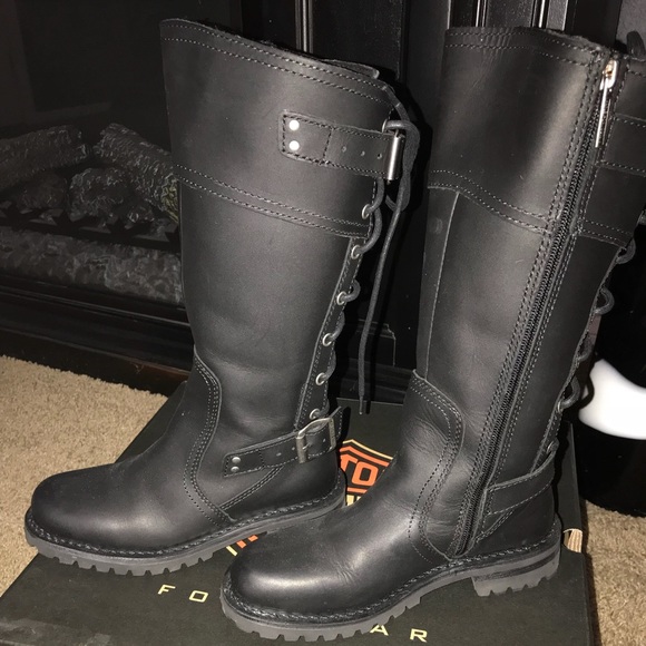 Harley-Davidson Shoes - Harley Davidson Alexa Leather Boots